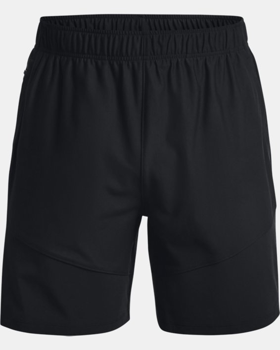 Men's UA Knit Woven Hybrid Shorts, Black, pdpMainDesktop image number 3